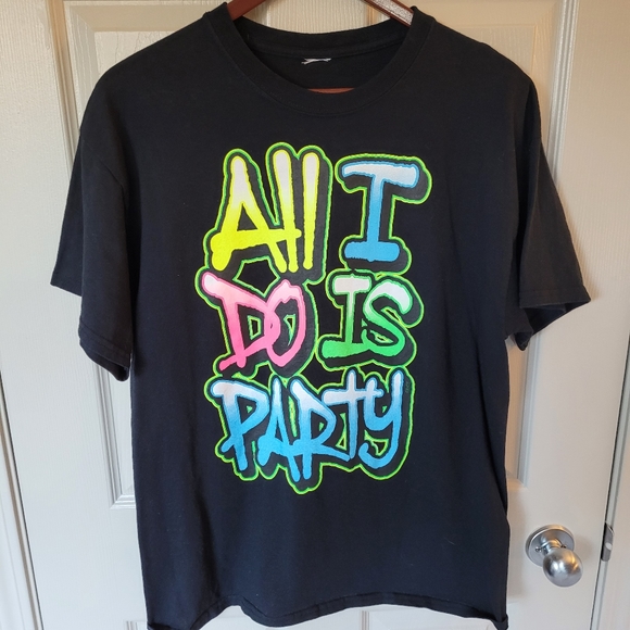 CLEARANCE - All I Do Is Party Graphic Tee - Picture 1 of 1